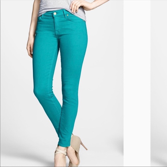 7 for All Mankind The Ankle Skinny Colored Jean - Picture 2 of 10